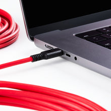 Load image into Gallery viewer, AREA51 Groom Lake (Illumination Series - 10gbps) - USB-C to Right Angle USB-C Tether Cable 5m / 16ft