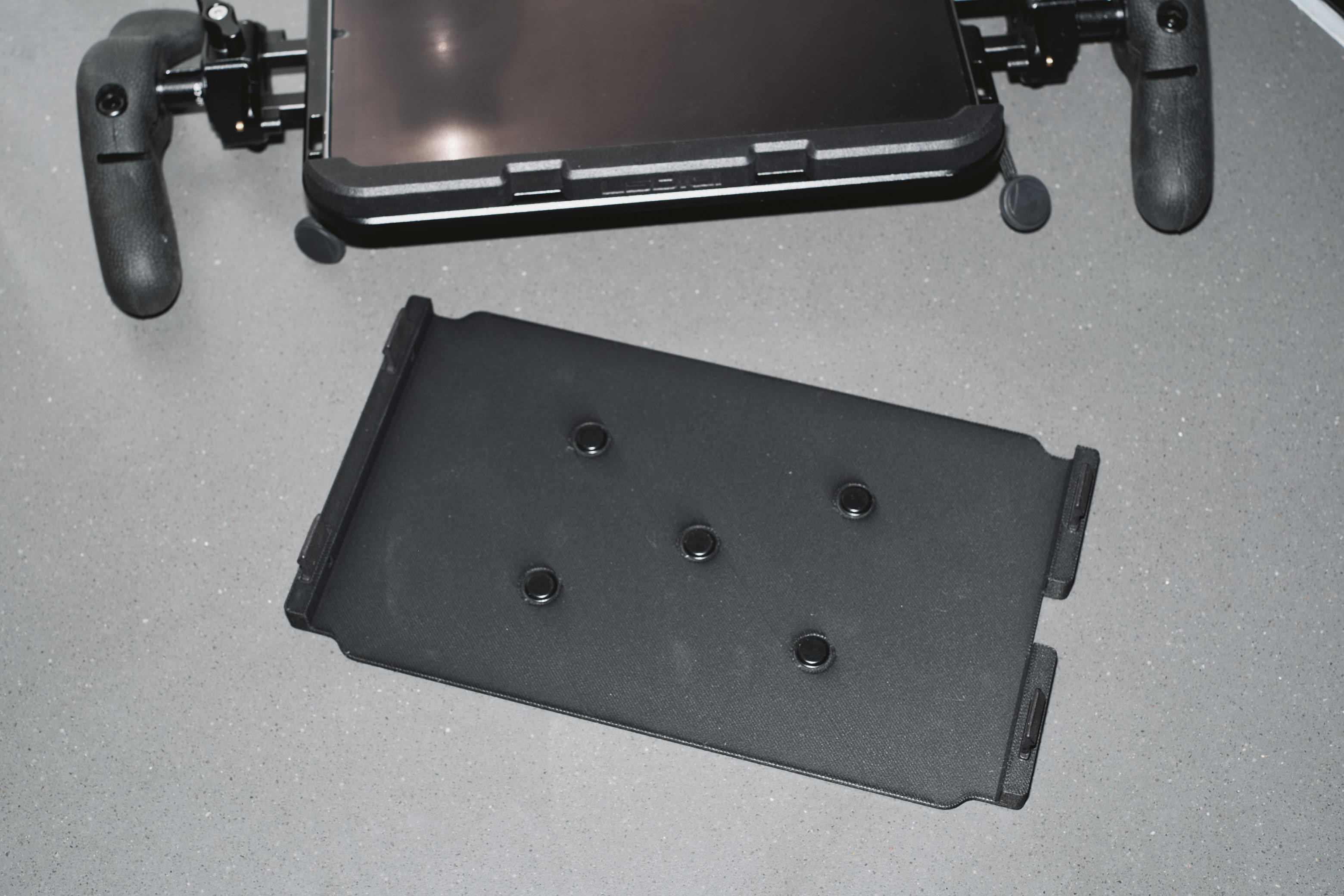 iPad MINI 8in Screen Protector and mounting system by LSdigi. Made for the Film and Photography Industry
